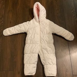 Baby snow puffer outfit